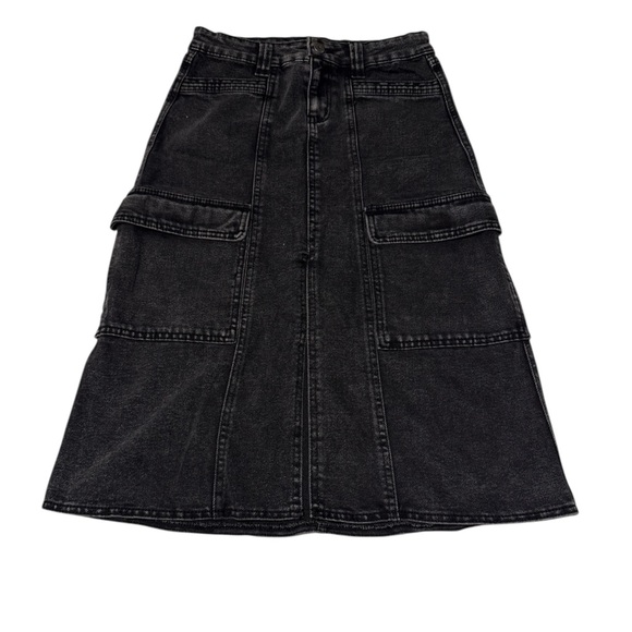 Sincerly Jules Dresses & Skirts - Sincerely Jules Charcoal A-Line Skirt